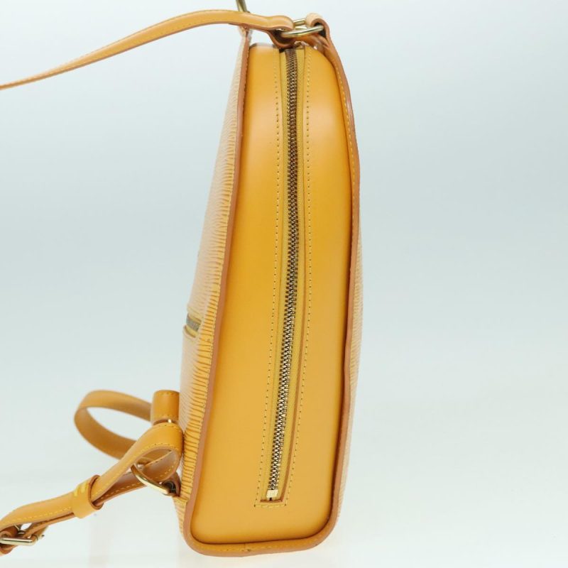 Louis Vuitton Epi Mabillon Backpack Yellow M52239  93891 - Image 4