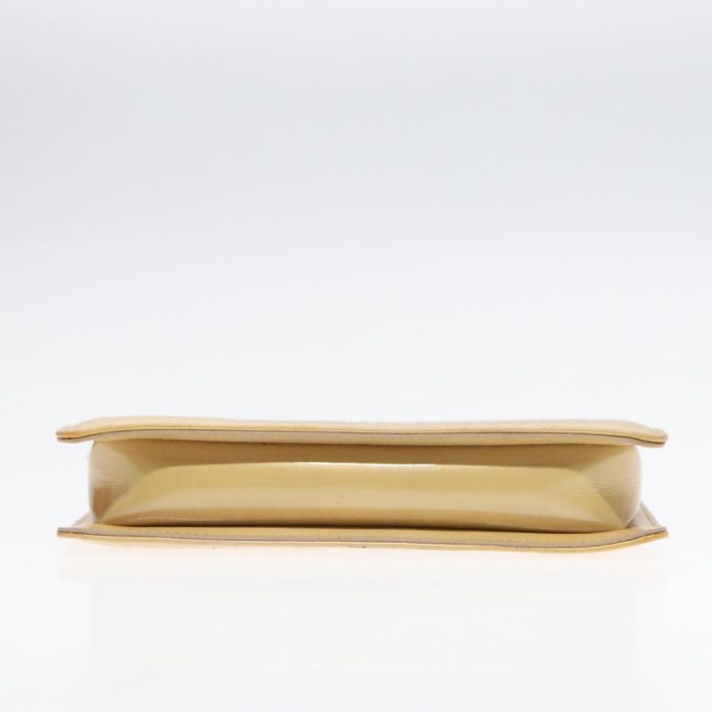 Louis Vuitton Monogram Vernis Lexington Pouch Beige M91010 Auth 93915 - Image 5