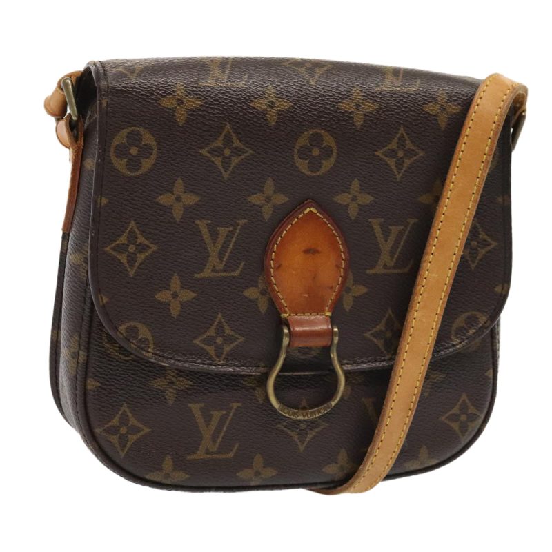 Louis Vuitton Monogram Saint Cloud MM Shoulder Bag M51243  93930