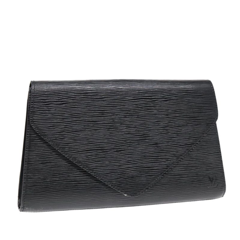 Louis Vuitton Epi Art Deco Clutch Bag Black M52632  93934