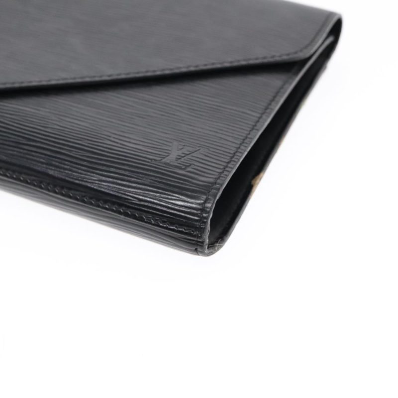 Louis Vuitton Epi Art Deco Clutch Bag Black M52632  93934 - Image 8