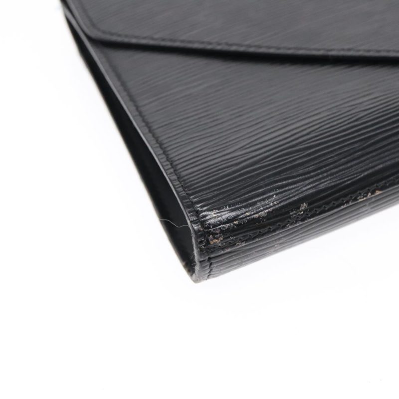 Louis Vuitton Epi Art Deco Clutch Bag Black M52632  93934 - Image 9