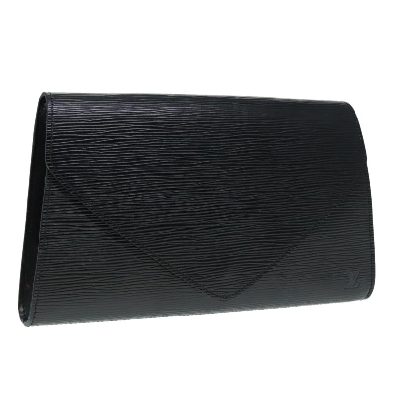 Louis Vuitton Epi Art Deco Clutch Bag Black M52632  93935