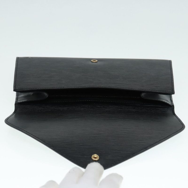 Louis Vuitton Epi Art Deco Clutch Bag Black M52632  93935 - Image 8