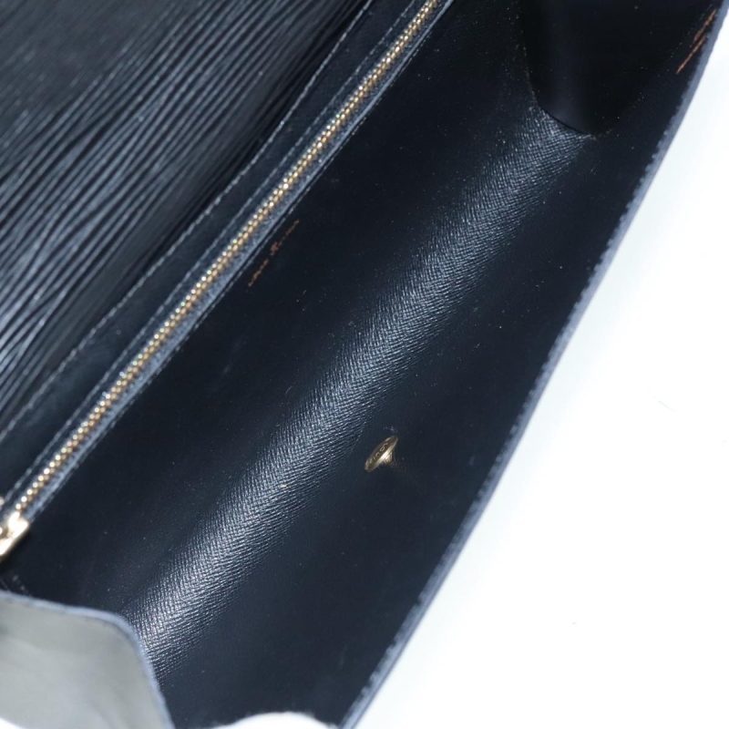 Louis Vuitton Epi Art Deco Clutch Bag Black M52632  93935 - Image 9