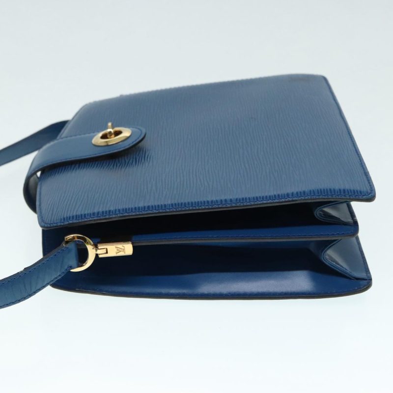 Louis Vuitton Epi Capuchin Shoulder Bag Blue M52345  93937 - Image 4