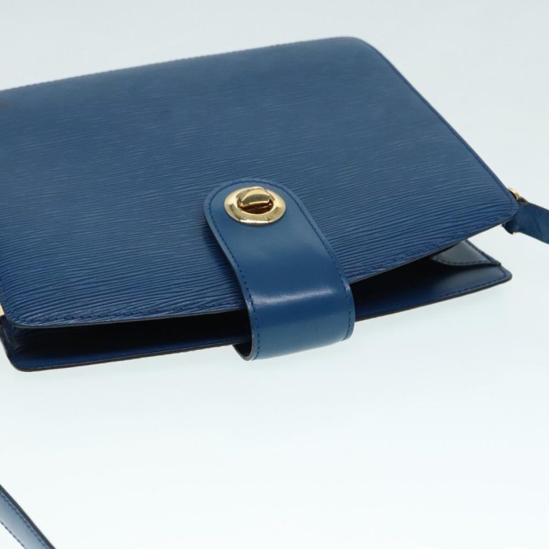 Louis Vuitton Epi Capuchin Shoulder Bag Blue M52345  93937 - Image 6