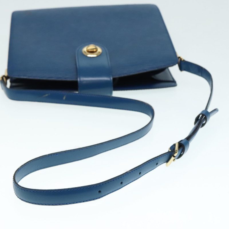 Louis Vuitton Epi Capuchin Shoulder Bag Blue M52345  93937 - Image 7