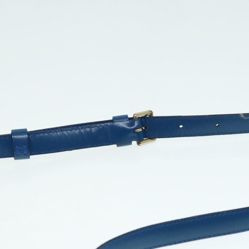 Louis Vuitton Epi Capuchin Shoulder Bag Blue M52345  93937 - Image 8