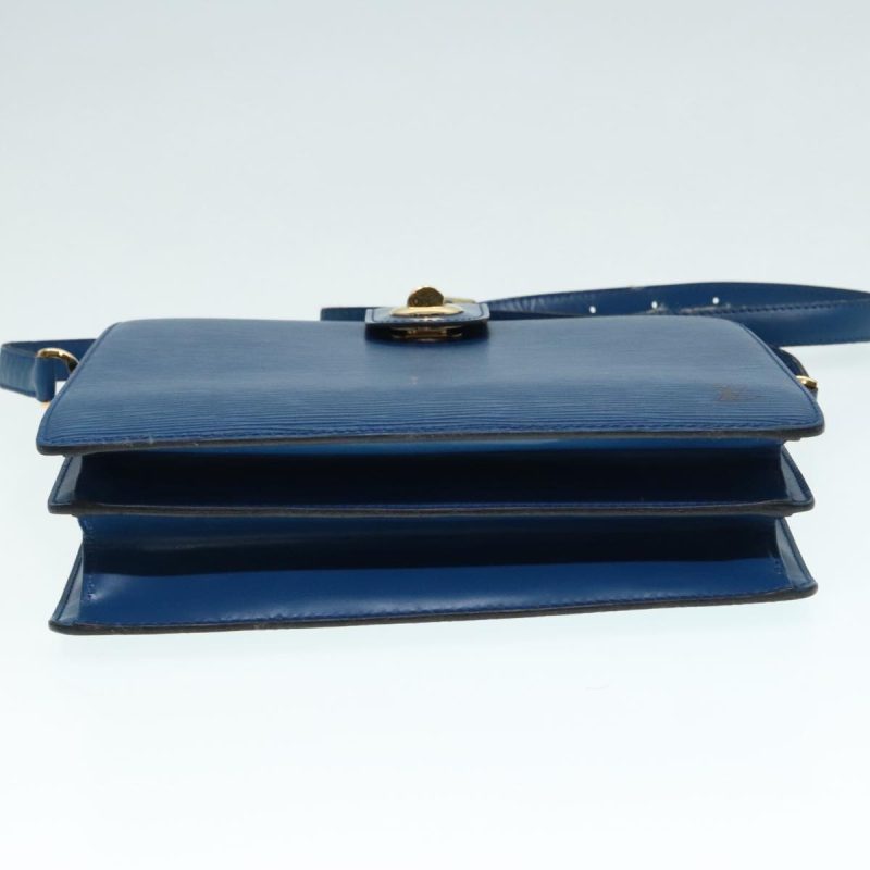 Louis Vuitton Epi Capuchin Shoulder Bag Blue M52345  93937 - Image 5