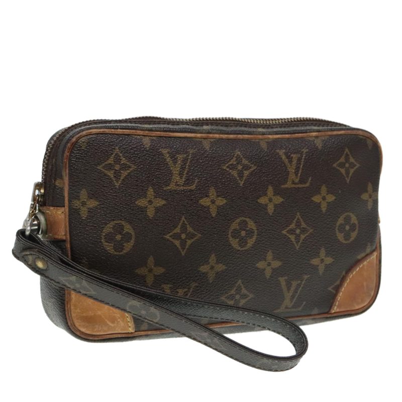 Louis Vuitton Monogram Marly Dragonne PM Clutch Bag M51827  93939