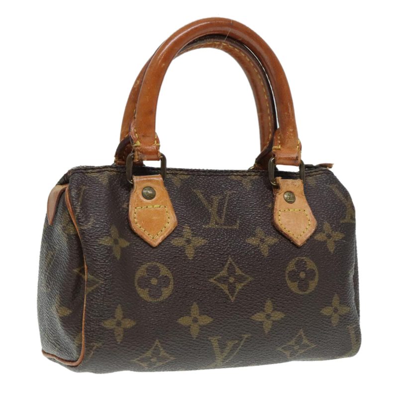 Louis Vuitton Monogram Mini Speedy Hand Bag M41534  93942