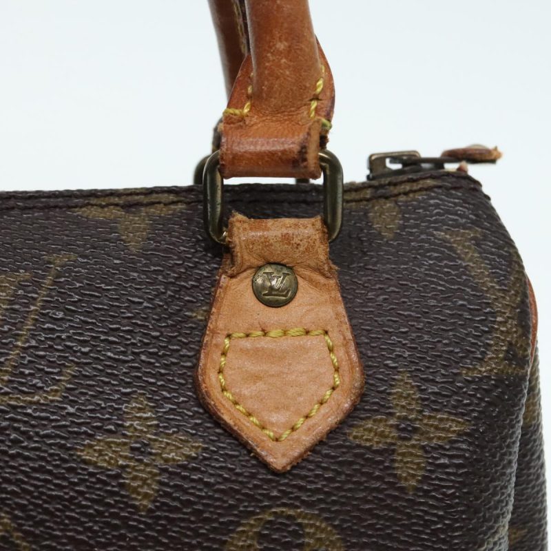 Louis Vuitton Monogram Mini Speedy Hand Bag M41534  93942 - Image 9