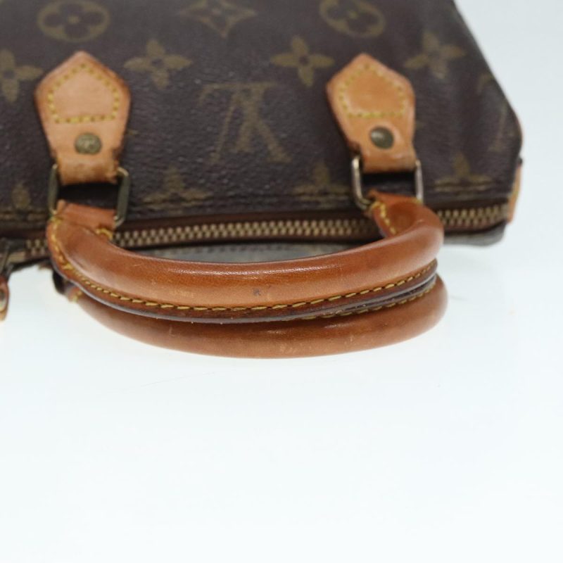 Louis Vuitton Monogram Mini Speedy Hand Bag M41534  93942 - Image 7