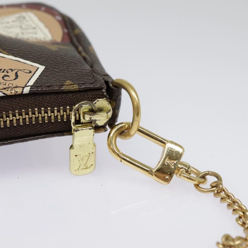 Louis Vuitton Monogram Patch Mini Pochette Accessoires Pouch M95804 Auth 93945 - Image 10
