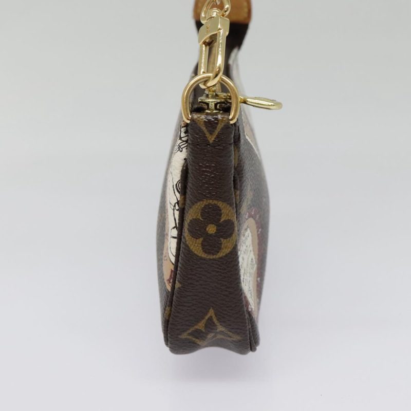 Louis Vuitton Monogram Patch Mini Pochette Accessoires Pouch M95804 Auth 93945 - Image 4