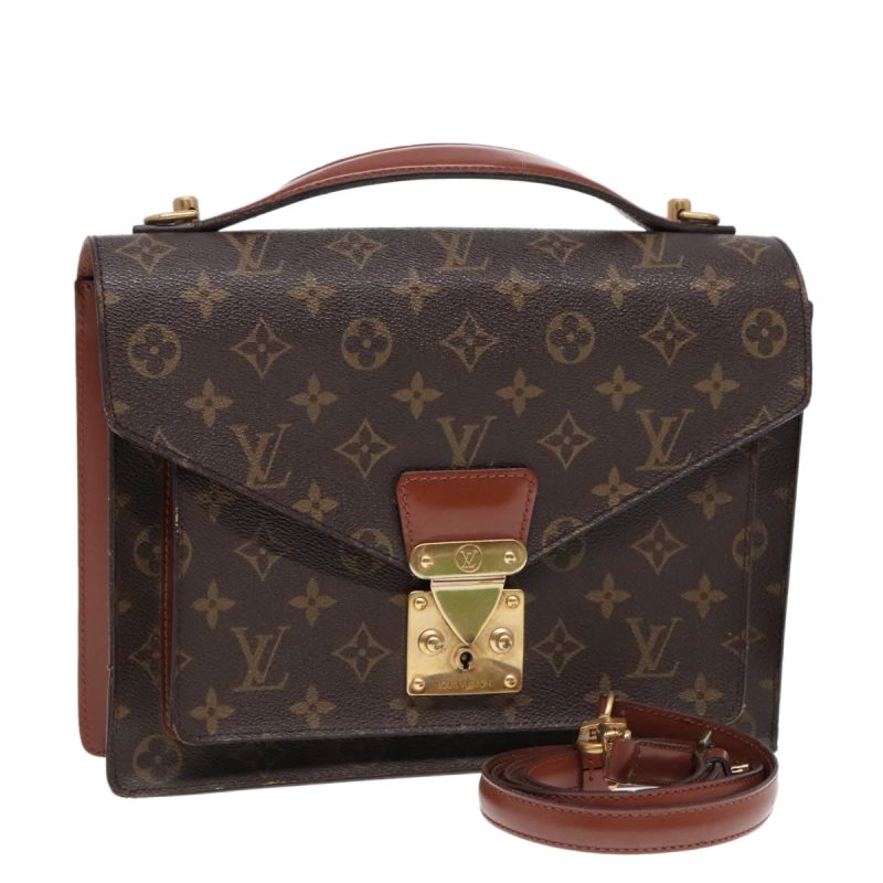 Louis Vuitton Monogram Monceau 28 Hand Bag 2way M51185  93948