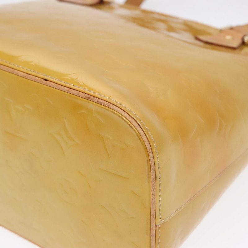 Louis Vuitton Monogram Vernis Houston Hand Bag Beige M91004  93972 - Image 8