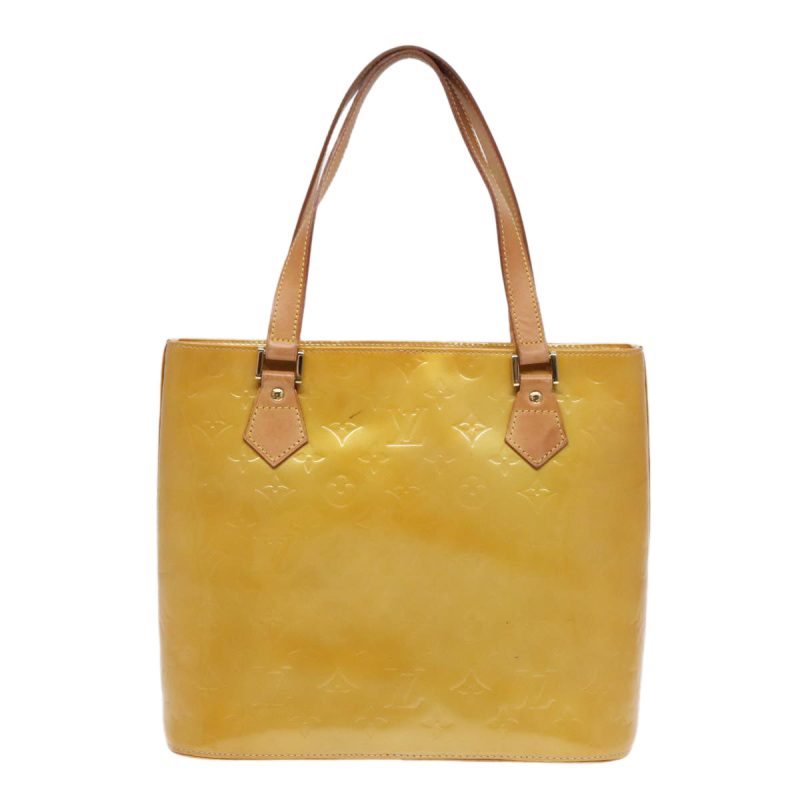 Louis Vuitton Monogram Vernis Houston Hand Bag Beige M91004  93972 - Image 2