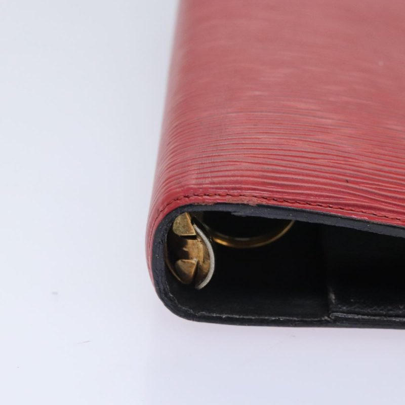Louis Vuitton Epi Agenda MM Day Planner Cover Red R20047  94043 - Image 7