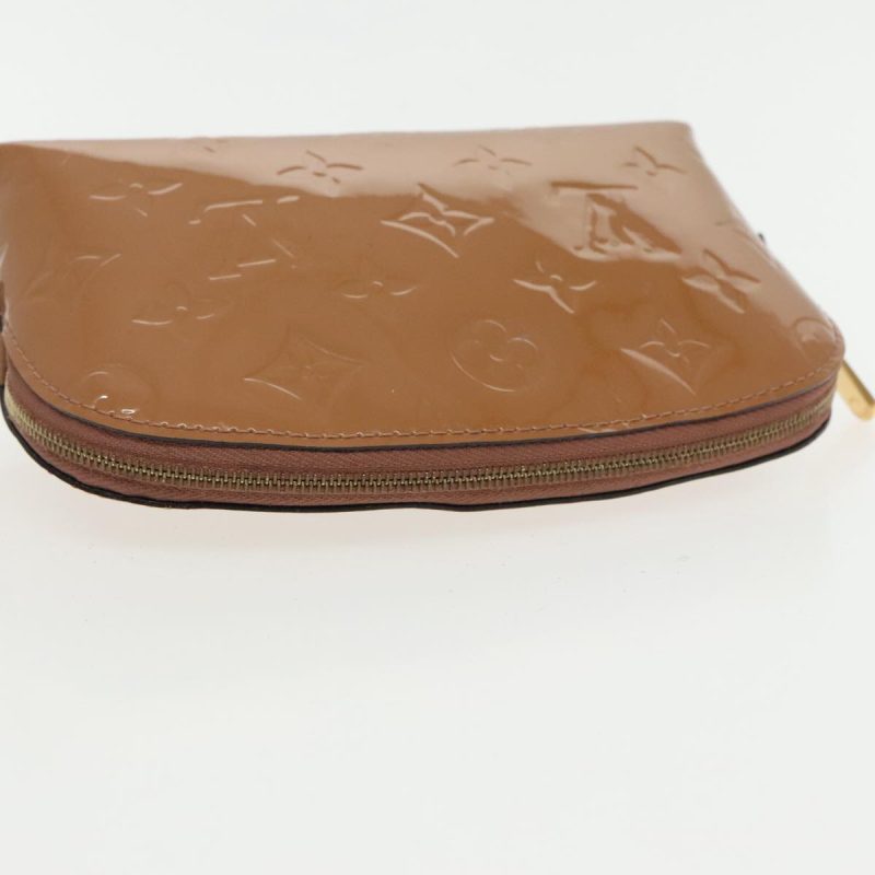 Louis Vuitton Monogram Vernis Pochette Pouch Rose Velours M90008  94123 - Image 5