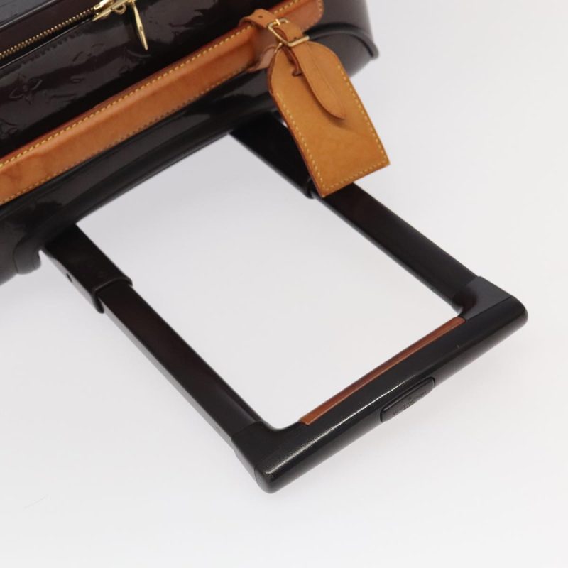 Louis Vuitton Monogram Vernis Pegas 45 Suitcase Amarante M91277  94227 - Image 7