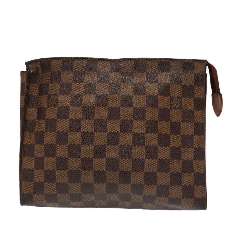 Louis Vuitton Damier Ebene Poche Toilette 26 Pouch N47543  94331