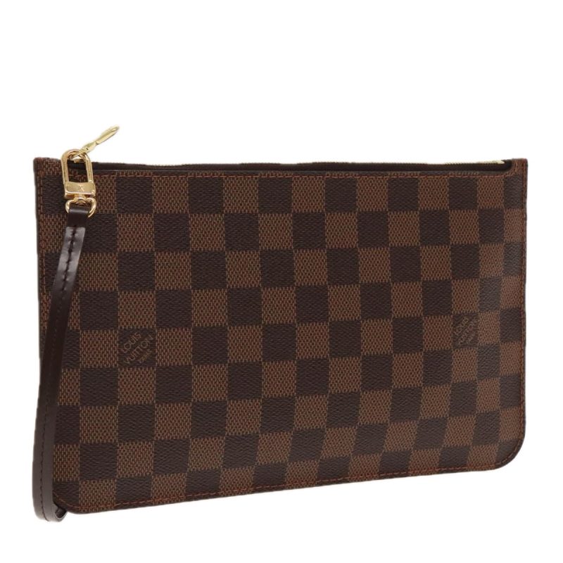 Louis Vuitton Damier Ebene Neverfull MM Pouch Accessory Pouch  94332