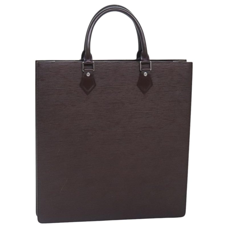 Louis Vuitton Epi Sac Plat Hand Bag Mocha Brown M5908D  94349
