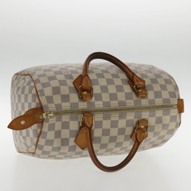 Louis Vuitton Damier Azur Speedy 30 Hand Bag N41533  94355 - Image 6
