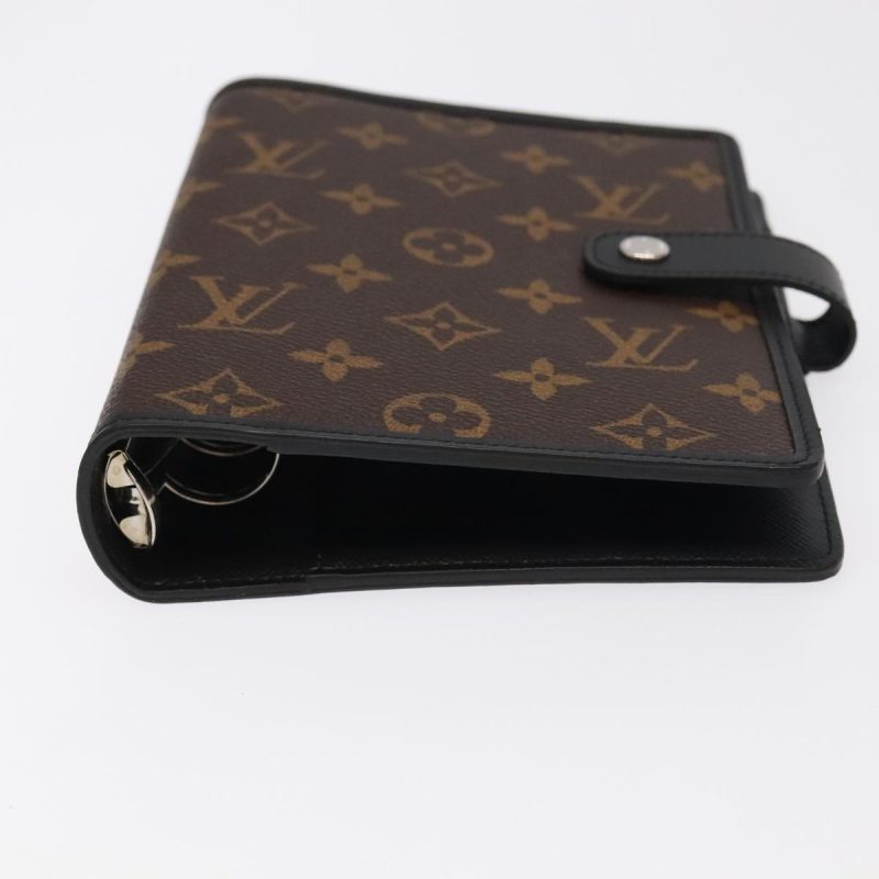 Louis Vuitton Monogram Macassar Agenda MM Day Planner Cover R21084 Auth 94356A - Image 7
