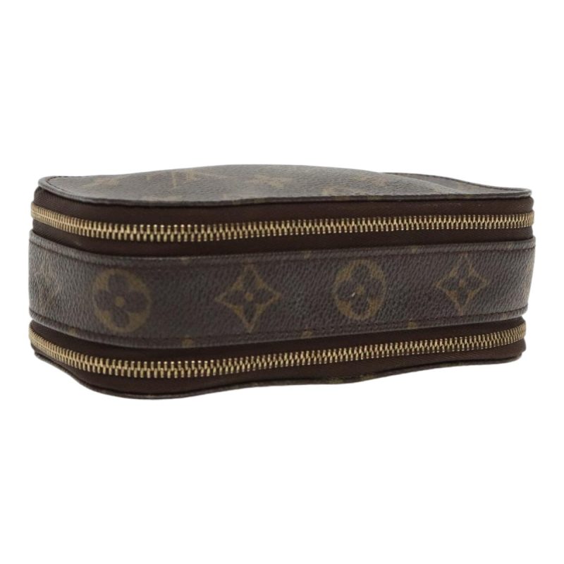 Louis Vuitton Monogram Trousse Brush PM Cosmetic Pouch M47510  94364
