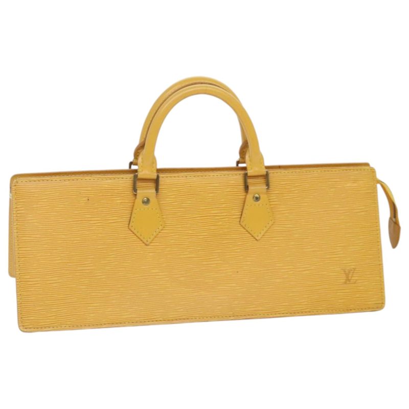 Louis Vuitton Epi Sac Triangle Hand Bag Yellow M52099  94369