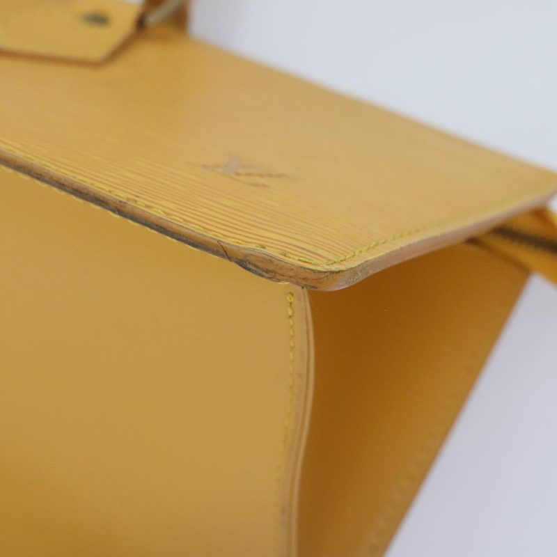 Louis Vuitton Epi Sac Triangle Hand Bag Yellow M52099  94369 - Image 10