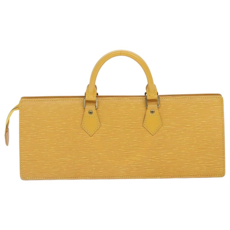 Louis Vuitton Epi Sac Triangle Hand Bag Yellow M52099  94369 - Image 3
