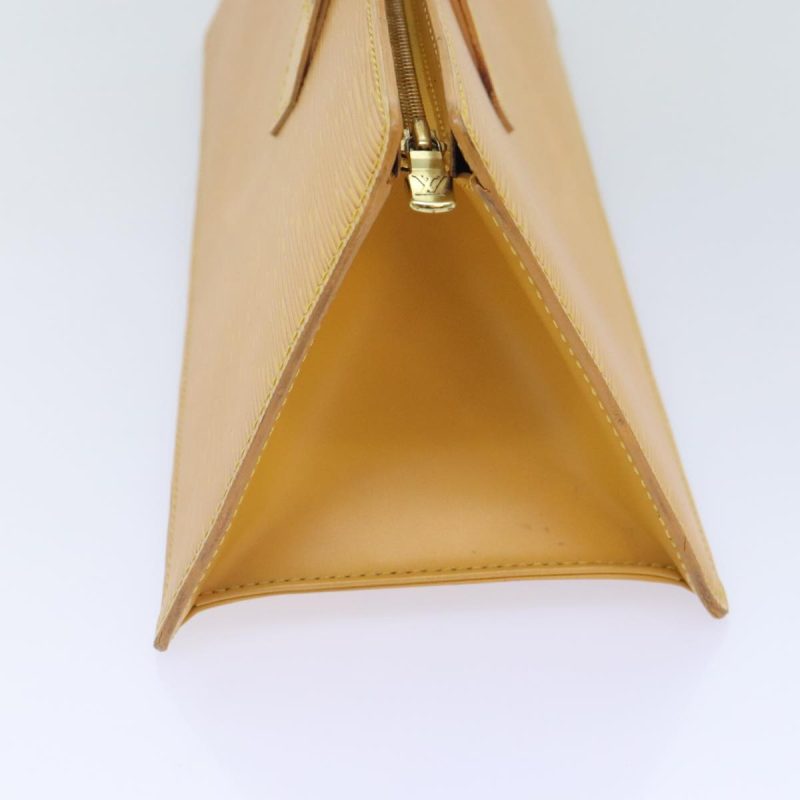 Louis Vuitton Epi Sac Triangle Hand Bag Yellow M52099  94369 - Image 4