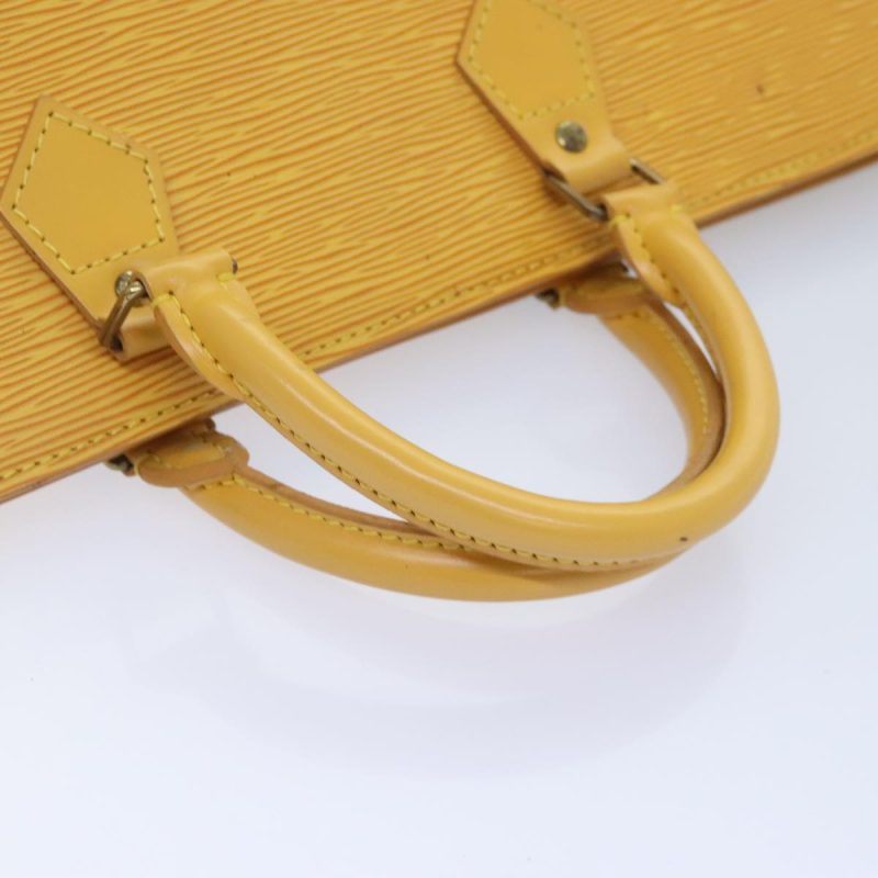 Louis Vuitton Epi Sac Triangle Hand Bag Yellow M52099  94369 - Image 7