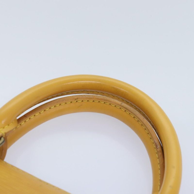 Louis Vuitton Epi Sac Triangle Hand Bag Yellow M52099  94369 - Image 8
