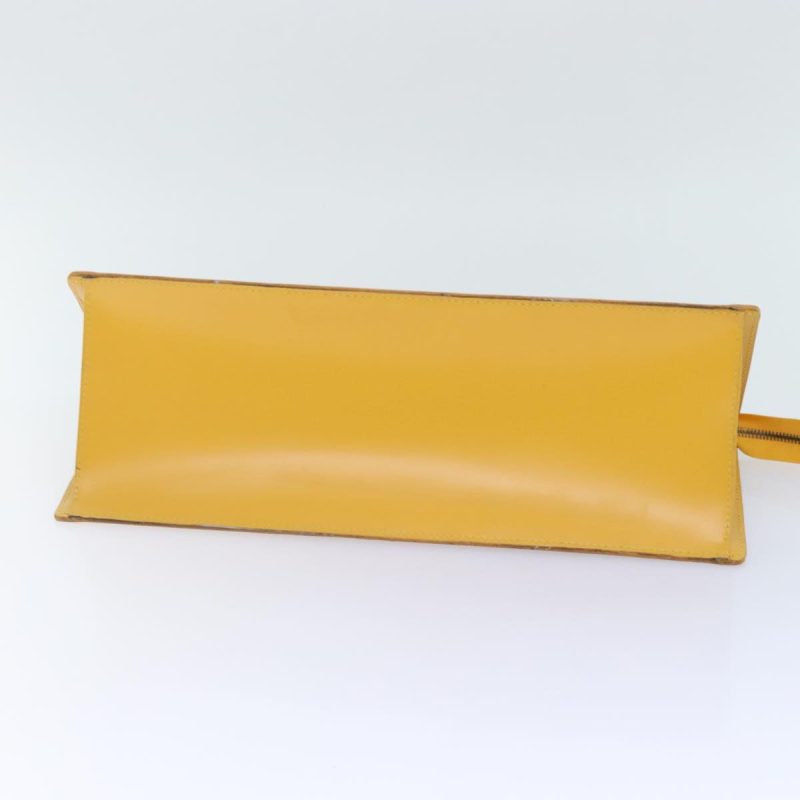 Louis Vuitton Epi Sac Triangle Hand Bag Yellow M52099  94369 - Image 9