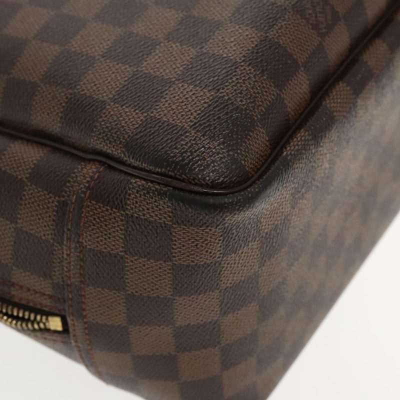 Louis Vuitton Damier Ebene Deauville Hand Bag SPO N47272  94378 - Image 8