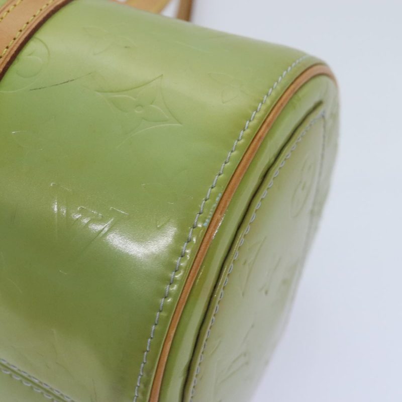 Louis Vuitton Monogram Vernis Bedford Hand Bag Baby Blue M91007  94383 - Image 9