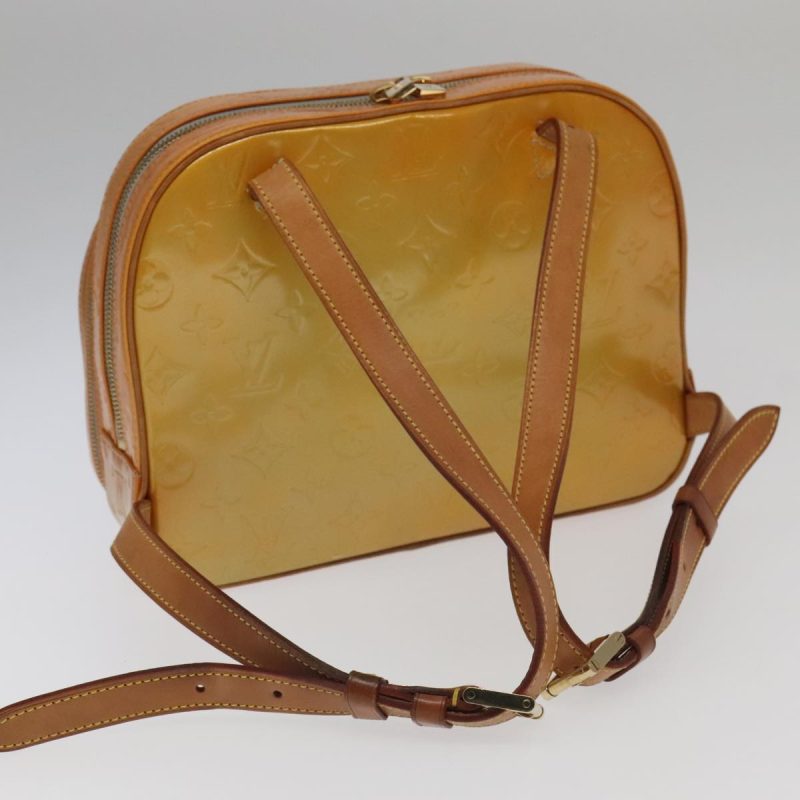 Louis Vuitton Monogram Vernis Marley Backpack Gris M91038  94388 - Image 7