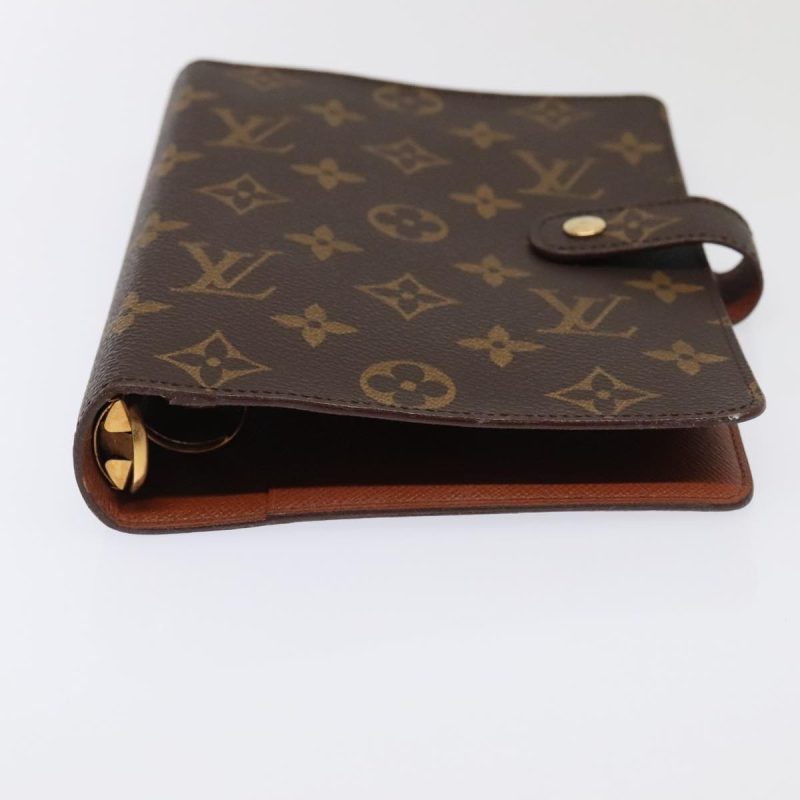 Louis Vuitton Monogram Agenda MM Day Planner Cover R20105  94534 - Image 7