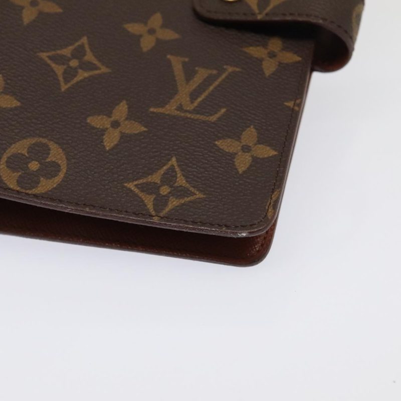 Louis Vuitton Monogram Agenda MM Day Planner Cover R20105  94534 - Image 8