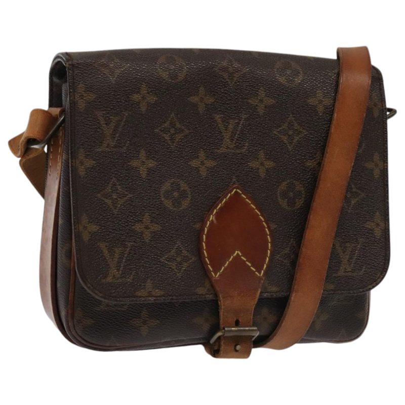Louis Vuitton Monogram Cartouchiere MM Shoulder Bag M51253  94555