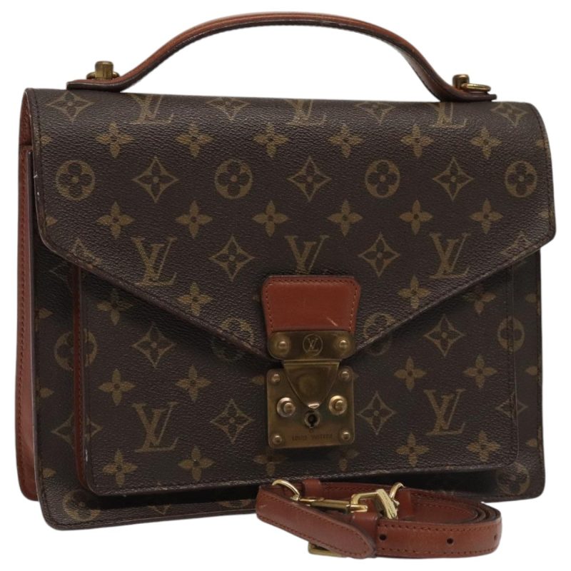 Louis Vuitton Monogram Monceau 28 Hand Bag 2way M51185  94560