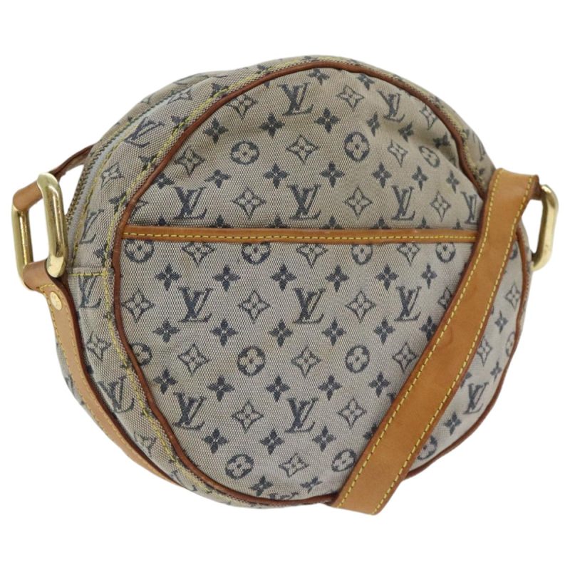 Louis Vuitton Monogram Mini Jeanne GM Shoulder Bag Blue M92000  94564