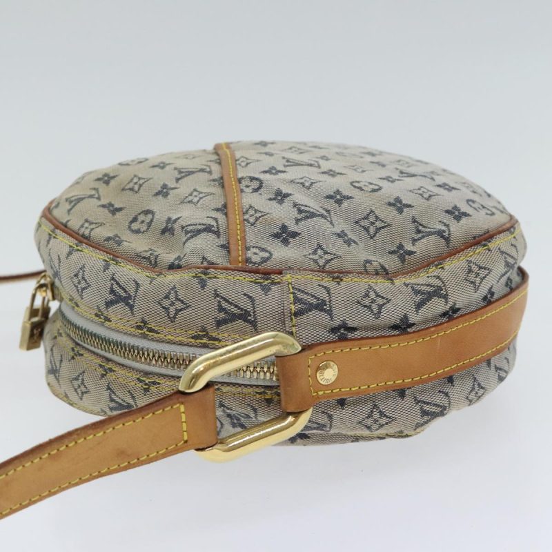 Louis Vuitton Monogram Mini Jeanne GM Shoulder Bag Blue M92000  94564 - Image 4