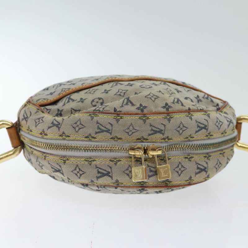 Louis Vuitton Monogram Mini Jeanne GM Shoulder Bag Blue M92000  94564 - Image 6