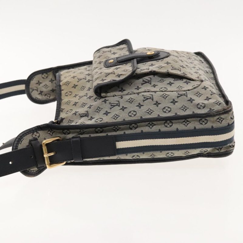 Louis Vuitton Monogram Mini Buzas Marie Kate Shoulder Bag Blue M92320 Auth 94595 - Image 4